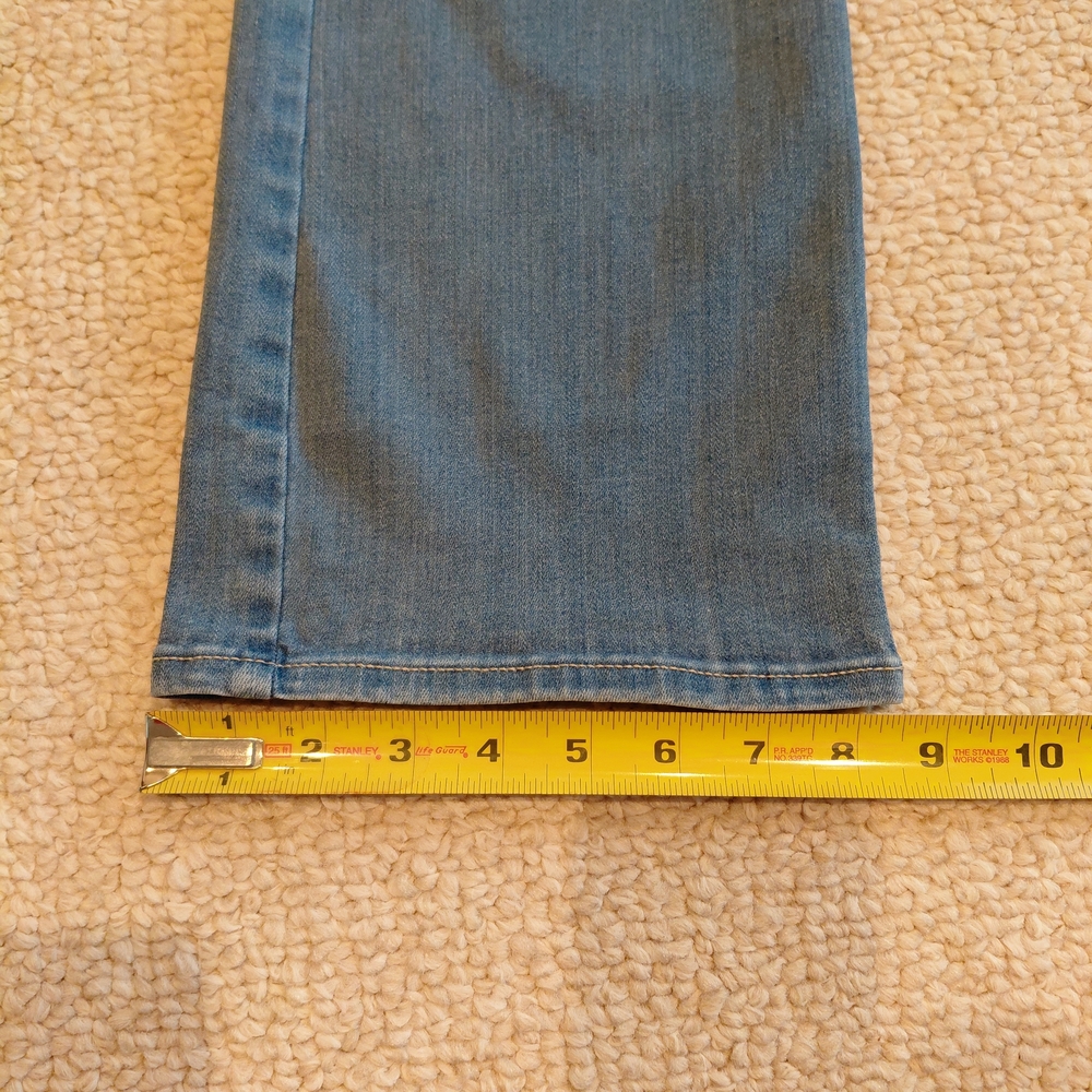 NYDJ Women's Slim Bootcut Jeans Light Blue Denim Size 10 Stretch Casual Comfy. - Picture 6 of 11
